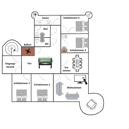 Schloss-apartment Koselig