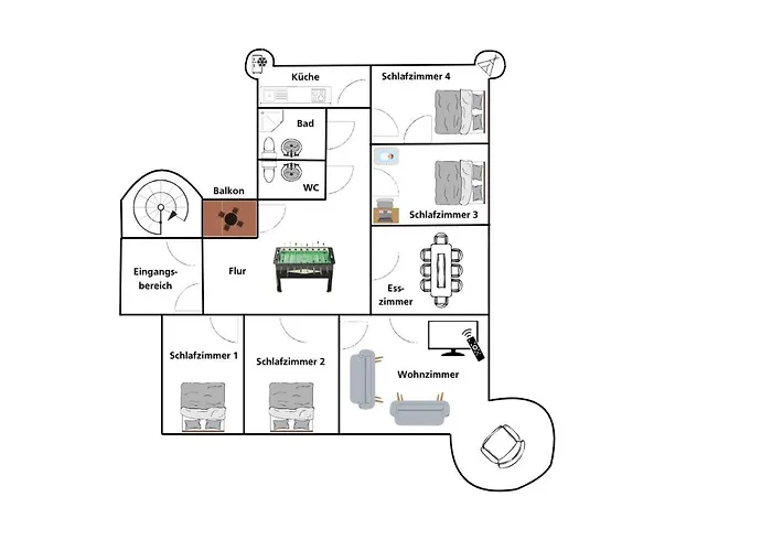 Schloss-apartment Koselig